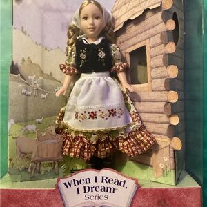 2001 Mattel Timeless Treasures When I Read I Dream Series Heidi Doll Brand New